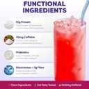 Javvy Clear Protein Powder with Clear Whey Protein, Strawberry Berry Acai, EXP: 05 29 2026