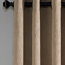 Taupe Solid Grommet Room Darkening Curtain - 50 in. W x84 in. L
