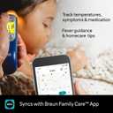 Braun ThermoScan 7+ Connect Digital Ear Thermometer for Kids - Family Care App Compatible, Age Precision Technology, Color-Coded Display, No. 1 Brand Recommended by Pediatricians