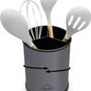 Kitchen Utensil Holder and Countertop Organizer. (Gray)