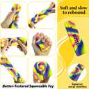 2PCS Butter Squishy Stress Toy, Realistic Butter Stick Fidget, Slow Rising Soft Squeeze Toy for Adults Stress Relief & Anxiety Relief, Sensory Desk Toy & Gift for Office Home (Dazzling Colors)