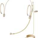 J K MIC-J 069 Earhook Headworn Headset Unidirectional Microphone - Standard 1/8" TRS Connector
