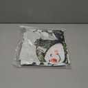 Christmas Pillow Covers 18x18 Inch, Set of 2, Double-Sided Snowman Green Printed, White Linen Decorative Throw Pillow Cases, Slightly Water-Resistant, Cushion Covers for Winter Home Decor