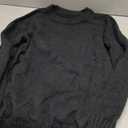 Saodimallsu Women's Oversized Sweater 2026 Spring Trendy Fuzzy Crew Neck Long Sleeve Casual Tunic Sweaters (X-Large, Black)