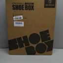 SEE SPRING 12 Pack Shoe Storage Box, Clear Plastic Stackable Shoe Organizer for Closet, Space Saving Foldable Shoe Rack Sneaker Container Bin Holder