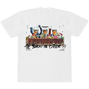 BROCKHAMPTON Unisex-Adult Standard Show Exclusive White The Family T-Shirt, 2XL
