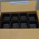 60PCS Tool Box Organizer Tray Divider, More Large Sizes-5 Sizes Desk Drawer Organizers Garage Tool Organizer and Storage, Black Plastic Tray Organizer Bins for Home Office Supplies and Tools