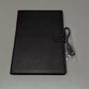 TouchPad Keyboard case for 9",9.7",10.1",10.2",10.5",10.9",11" Tablets,2-in-1 Bluetooth Wireless Keyboard with Touchpad,7 Colors Backlit & Leather Folio Cover(Black)