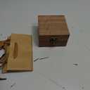 Walnut Wood Box for Crafts, Jewelry Box and watch box Wooden Keepsake Box Gift (Walnut)