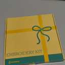 Bradove Beginner Embroidery Kit for Adults Kids, Learn to Embroider 37 Stitches and 13 Cute Patterns, Stitches Kit, Bead Embroidery Kit, Beginner Embroidery Practice