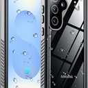 Temdan Designed for Samsung Galaxy S25 Case Waterproof, Built-in Lens & Screen Protector Military Shockproof Dropproof IP68 Underwater Full Body Phone Case for Galaxy S25 5G 6.2"-Black (2025)