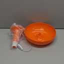 Modern Decorative Table Lamp, Mushroom Cap Design, USB Powered, 3 Lighting Modes, Dimmable, for Bedroom, Living Room Decor, Polished Plastic, Sunset Theme, Push Button Control, Adjustable Brightness