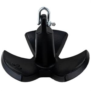 Five Oceans River Boat Anchor & Boat Anchor Kit, Black PVC Vinyl Coated, Multiple Sizes for Paddle Board, Small Boat, Kayak, Jet Ski, Canoe