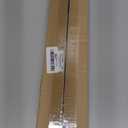 Curtain Rods for windows 32-62 inch, 5/8 inch Decorative Matte Black Splicing Heavy Duty Metal Curtain Rod set with Brackets