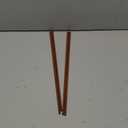 GLAMFIELDS 16.5 Inches Wooden Cooking Chopsticks Reusable for Noodles Frying Hotpot Extra Long Kitchen Chop Sticks Brown 2 Pairs