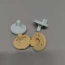 Philips Avent Soothie Orthodontic Baby Pacifiers, 100% Silicone Pacifiers, One Piece, BPA-Free, for Babies 0-3 Months, 2 Green and 2 Yellow, 4 Pack, Model SCF190/71 (Light Yellow/Pastel Cyan)