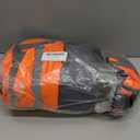 JKSPORTS Fly Fishing Vest Fishing Safety Life Jacket for Swimming Sailing Boating Kayak Floating Multifunction Breathable Backpack for Men and Women Kayak Vest Swim Vest (Orange, with Foam)