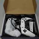 Upgrade Retro Gaming Console Pro, Wireless Retro Game Stick Console with 20000+ Games, Built-in 23 Game Emulators, Video Games Plug and Play with Upgrade Dual 2.4G Wireless Controllers White (64G)