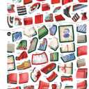 Brain Games - Sticker by Number: Christmas (24 Images to Sticker - Watercolor Tree Cover): Includes 2 Foil Sticker Sheets to Complete Each Image!