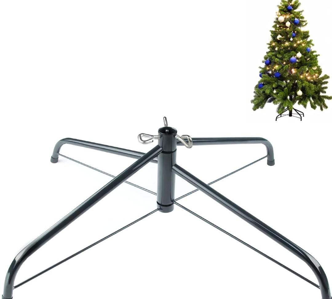MNKXL 28 Inch Christmas Tree Stand for 4 to 10ft Christmas Trees,fits 1.3 inch Pole,Folding Christmas Tree Stand