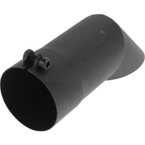 Motoforti 3.0 Inch ID Inlet Turn Down Exhaust Tip Surface Blasting Mandrel Bend Elbow Tube 9.1inch Overall Length Suitalbe for 3.0" OD Tailpipes Black