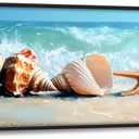 Lovira Beach Large Wall Art Starfish Shell Ocean Coastal Beachy Canvas Wall Decor Pictures Prints Painting Framed Modern Artwork for Living Room Bedroom Bathroom Office 30"x60"
