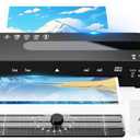 Laminator Machine, A4 Laminators Hot & Cold with 20 Laminating Sheets and Trimmer, 9 Inch Laminating Machine for Office, School, Business and Home