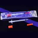 30G 1cc 1/2" Syringe - Individual Package-100 Pack