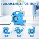 Bestronair Air Mover Blower Fan, 600 CFM Floor Drying Fan with 3 Speeds & 3 Angles, Portable Floor Blower Fan, Stackable Floor Blower for Carpet Drying, Home, Commercial Use, ETL Listed, Medium