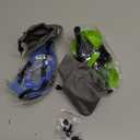 Vvinca Swim Goggles with Nose Cover, 2 Pack Wide View Diving Mask Anti-Fog UV No Leak Toddlers Swimming Goggles for Kids 3-15 (04-Black Blue& Black Green)