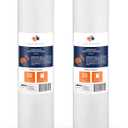 Aquaboon 4,5 x 20 inch Carbon Filter Cartridge - 5 Micron Coconut Shell CTO Big Blue Filter - Whole House Well Water Filtration - Matches DB20P, CTO20BB, Pentek FLOPLUS-20BB, 155312-43 (2 Pack)