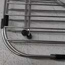 Orgneas Sink Protectors for Kitchen Sink, Universal Double Bowl Sink Bottom Grid 13.2"x11.6"x1.25", 304 Premium Stainless Steel Kitchen Sink Protector Grid Sink Grate Rack Centered Drain 2 Packs