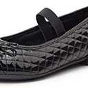 Geox Girls Plie 48 Mary Jane Flat, Black, 12 Little Kid