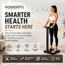 Homerz Smart Scale – Bend-Free Smart Scale with BMI, Body Fat, Muscle Mass, Full Body Composition Scale with Digital Weight Tracking, Body Scan Scale with Handle, Body Fat Scanner