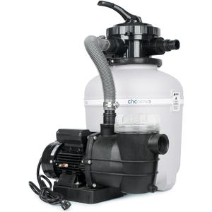13" Sand Filter System with 6-Way Valve Pool Pump 2500GPH Easy to Use for Above Ground Pools