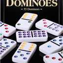 Spin Master Games, Cardinal Classics Double Nine Dominoes Set in Storage Tin, Dominoes for Kids & Adults, Classic Game, 2-6 Players, for Ages 8 & Up