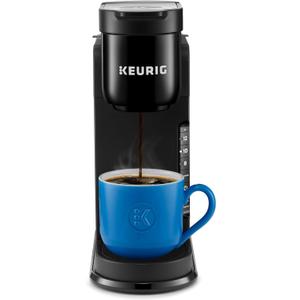 Keurig K-Express Single Serve K-Cup Pod Coffee Maker, 3 Brew Sizes, Strong Button Feature, 42oz Removable Reservoir, Black (Black)