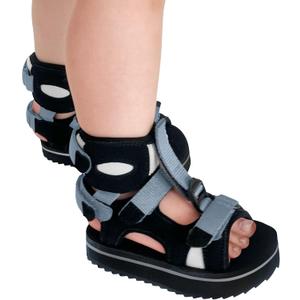 Restpo Toe Walking Sandals for Kids with Idiopathic Toe Walking (ITW)  Orthopedic Sandals for Toddlers with Adjustable Straps, Rigid Sole and Non-Slip Tread for Tip Toe Walking Correction - Size 7