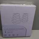 8 Pack Borosilicate Glass Food Storage Containers with Lids, Glass Meal Prep Containers, Airtight Bento Lunch Boxes with Snap Locks, Oven, Freezer and Dishwasher Safe, BPA Free, Kitchen Storage Set (Deep Black)