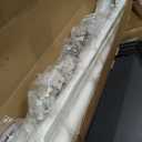Silent Ceiling Curtain Track, Aluminum Rail Set, White, 12ft-15ft