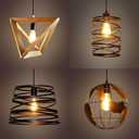 ASOKO LED Dimmable Vintage Edison Led Bulbs 6W Antique Style Edison Light Bulbs, 2300K Warm White (Amber Gold Glass), Squarrel Cage Filament Vintage Light Bulb,ST64, E26 Base (2300K-6W-6PCS)