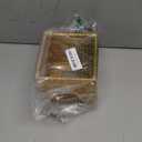 Rattan Tissue Box Cover Natural Woven Facial Napkin Holder Square (Natural, 5.5x5.5x5.9 Inch)