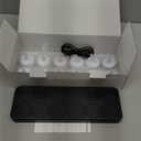 Esup Rechargeable Tea Lights Rechargeable Candles Flameless Flickering Candles Tealights 12pcs/Set with Black Charging Base, Decoration Parties, Weddings, Bar, Family, Dinner Outdoor Picnic