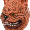 Scary Dog Mask for Adults  Realistic Latex Animal Full Head Mask for Halloween Cosplay Party Costume Props