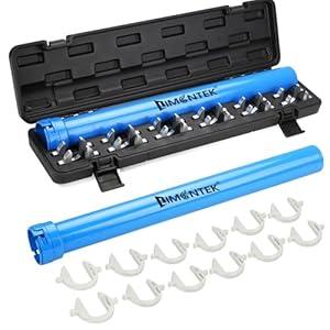 limontek Inner Tie Rod Removal Tool, Master Inner Tie Rod Tool Set with 12 Crowfoot Adapters & 1/ 2 Inch Drive Tube for Tie Rods Remove & Install (Blue)