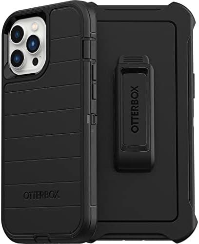 Amazon.com: OtterBox iPhone 13 Pro Max & iPhone 12 Pro Max Defender Series Case - Black, Rugged & Durable, with Port Protection, Includes Holster Clip Kickstand : Cell Phones & Accessories