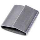 IDL Packaging Closed (Push Type) Seals for 5/8" Strap Width Steel Strapping (Pack of 1000) - Superior Holding Power - Sturdy Metal Clips for Reliable Securing of Packaging Banding