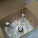 Ascher Vintage LED Edison Bulbs, 6W, Equivalent 60W, Non-Dimmable, High Brightness Cool White 4000K, ST58 Antique LED Filament Bulbs with 80+ CRI, E26 Medium Base, Clear Glass, Pack of 6