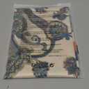 RIIQIICHY Head Scarf for Women Like Silk Scarf Hair Scarf Printed Square Scarf Bandanas for Women 35 Inches (Beige/Orange/Navy)