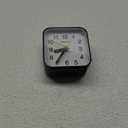 Small Battery Analog Alarm Clock Silent Non Ticking, Ascending Beep Sounds, Snooze,Light Functions